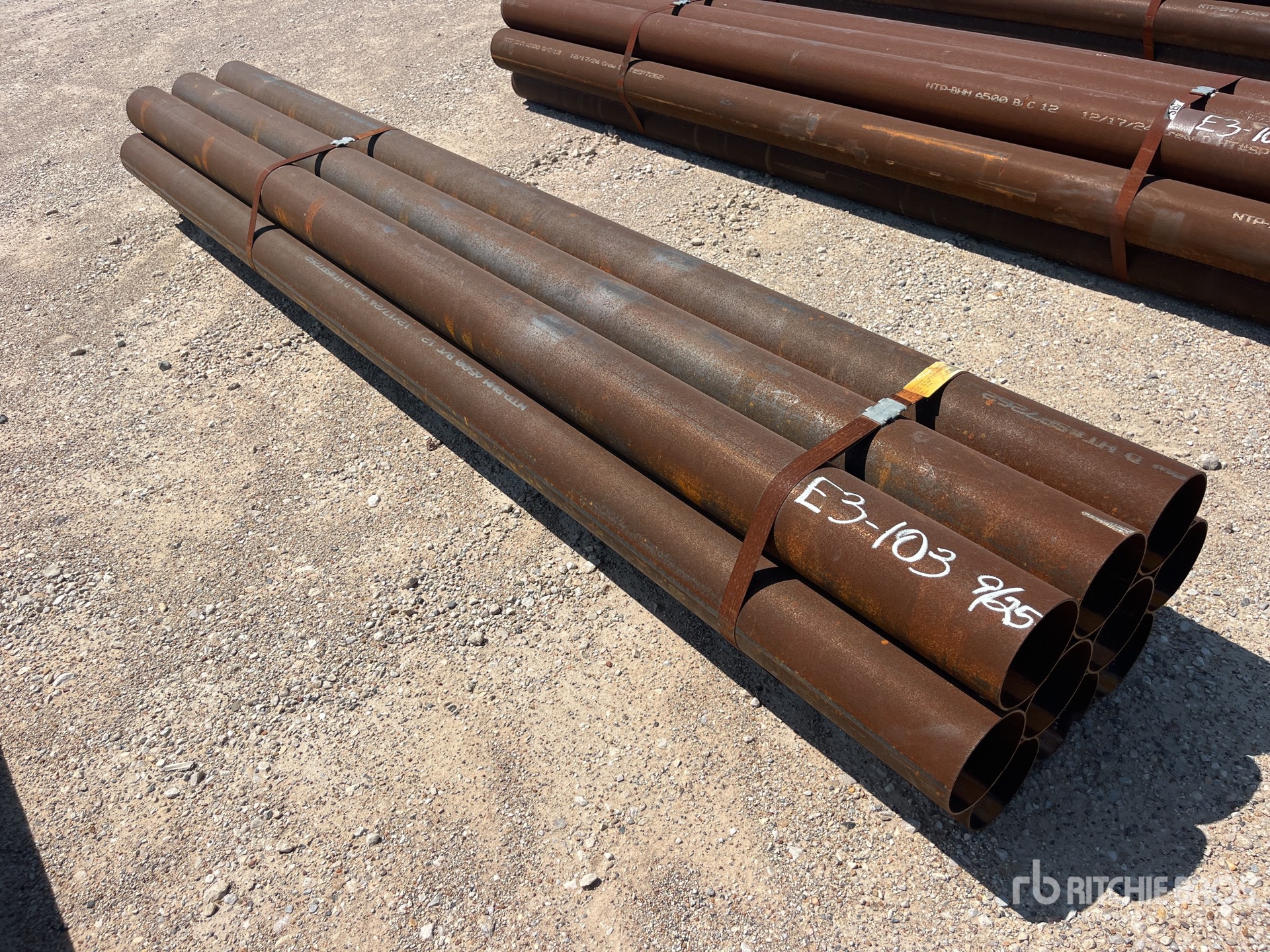 Quantity of (10) 5-1/2 in x 10 ft Sch 10 Pijp