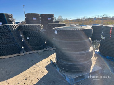 Quantity of (4) Firestone 11R22.5 Tires