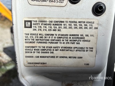 2006 Chevrolet Silverado 3500 4x4 Crew Cab Camión Caja Abierta (Inoperable)