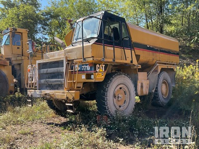 1998 Cat 771D 8000 gal Off-Highway Rigid Water Truck (Inoperable)
