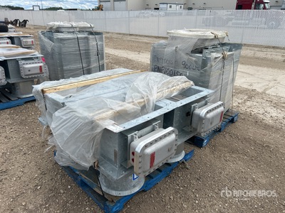 Quantity of (4) Tri-Metal Electric Fans & (3) Louvres