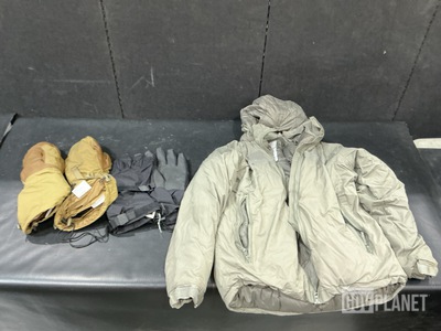 (32) Pairs of Cold Weather Mittens, (2) Pairs of Safety Gloves & Assorted Items