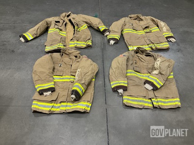 (4) Assorted Fireman's Jackets