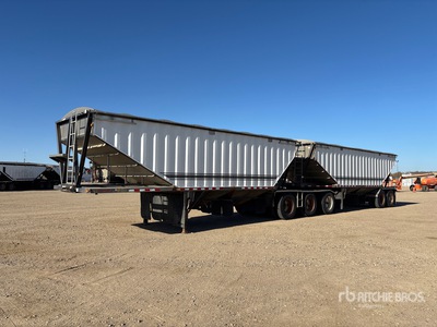 2007 Doepker 27 ft Super B-Train Lead Grain Trailer