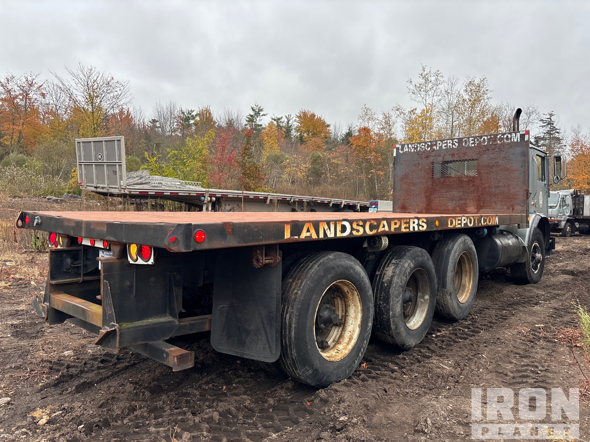 1984 Mack MR611S 8x4 Flatbed Truck in Kingston, New Hampshire
