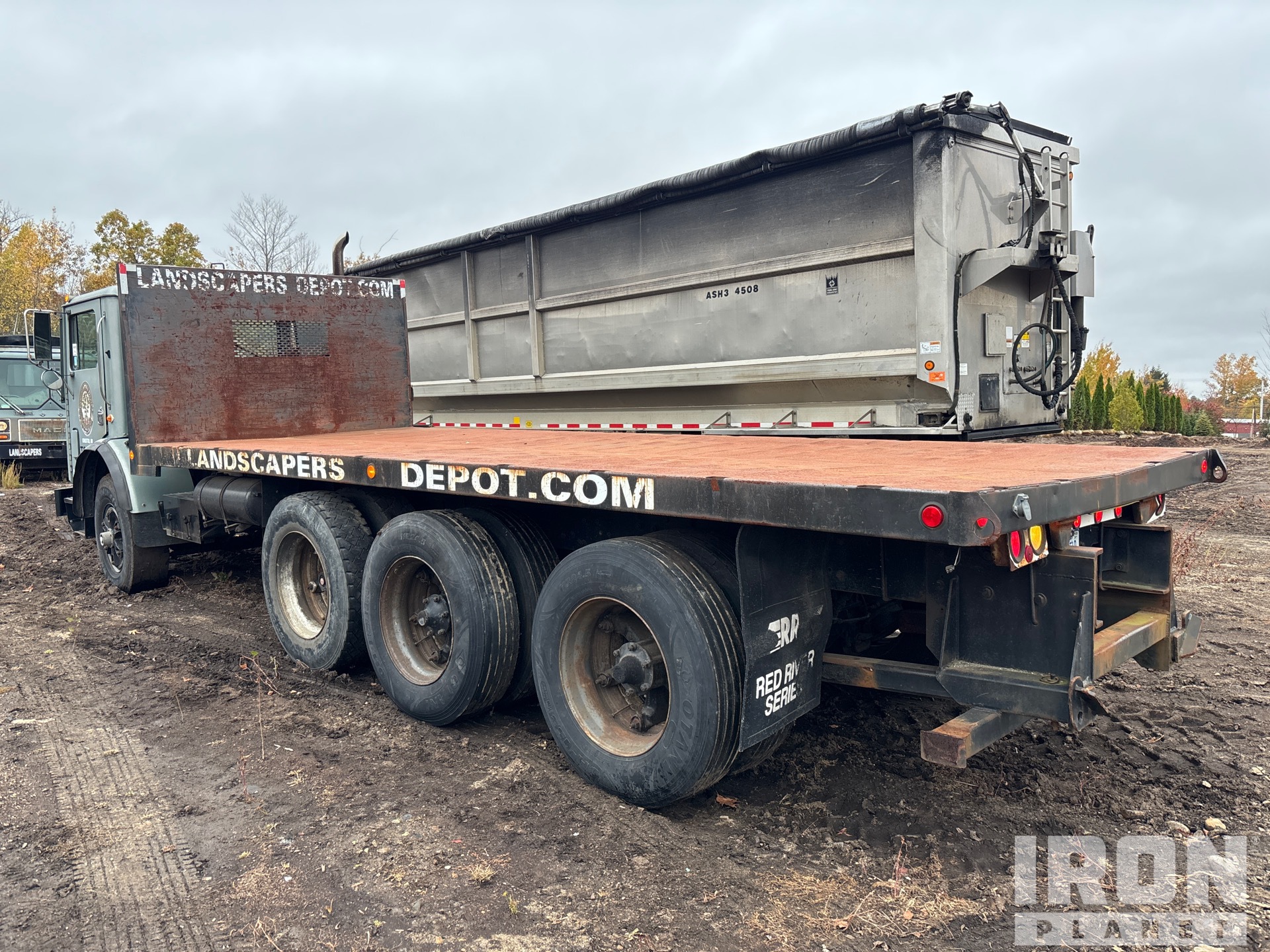 1984 Mack MR611S 8x4 Flatbed Truck in Kingston, New Hampshire