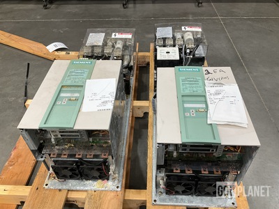(2) Siemens 6RA7078-6FV62-0-Z DC Converters