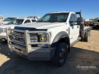 2018 Ford F-550 XLT 4x4 Flatbed Truck (Inoperable)
