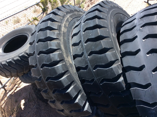Lot of (2) Bridgestone 27.00R49 V-Steel R-Lug Radial Tires Lot of (2) Bridgestone 27.00R49 V-Steel R-Lug Radial Tires