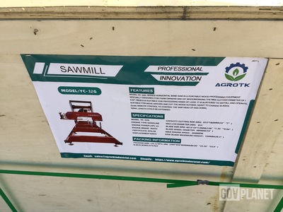 2025 AGT YC-32G Portable Sawmill - Unused