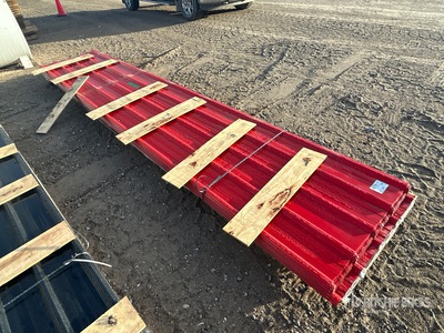 Quantity of (120) 16 ft Sheets Steel Siding Roofing (Unused)