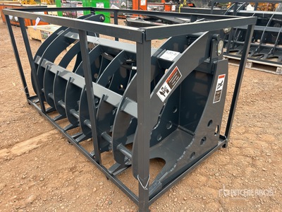 StanForge SRR75 72 in Grapple Skid Steer Root Rake (Unused)