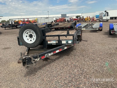 2018 PJ 20 ft T/A Tilt Deck Trailer