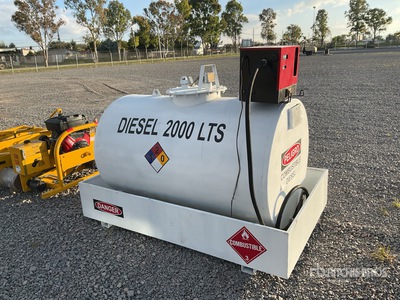 2018 Marotta 1499 L Skid Mounted Steel Diesel Tanque para Combustible / Tank