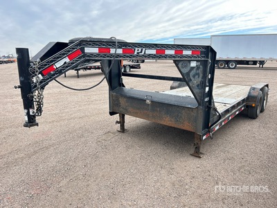 2012 PJ Trailers 20 ft T/A Gooseneck Apparatuur aanhangwagen