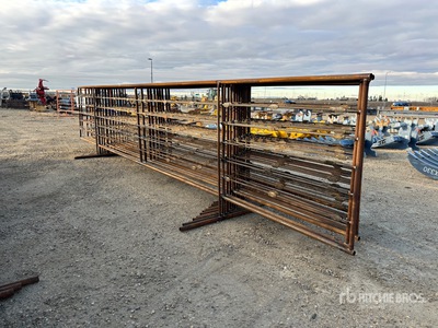 Quantity of (10) 24 ft x 4 ft 9 in Livestock Panel