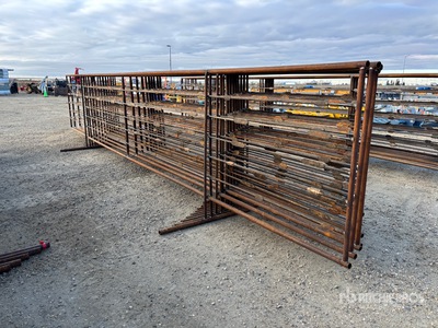 Quantity of (10) 24 ft x 4 ft 9 in Livestock Panel