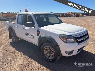 2010 Ford Ranger XL 4x4 Dual Cab Pickup (Inoperable)