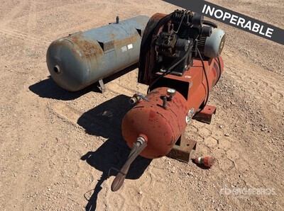 Skid-Mounted Electric Air Compressor (Inoperable)