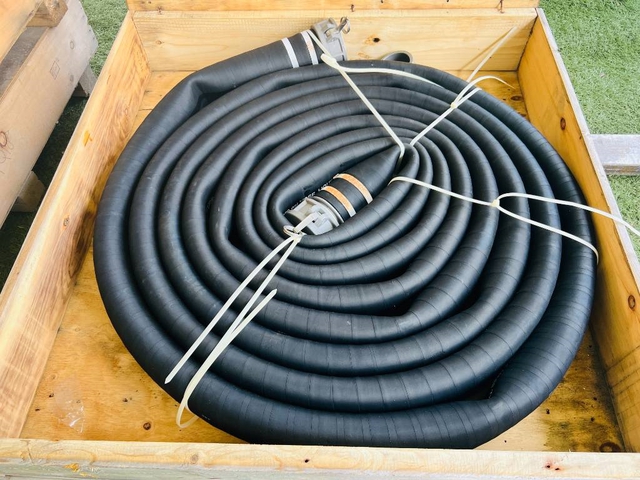 Quantity of (10) 4 in x 50 ft Semi Rigid Fuel/Water Hose w/Camlocks (Unused)