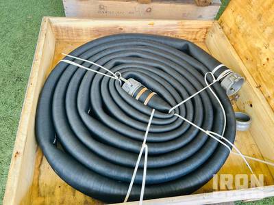 Quantity of (10) 4 in x 50 ft Semi Rigid Fuel/Water Hose w/Camlocks Divers  (Unused)