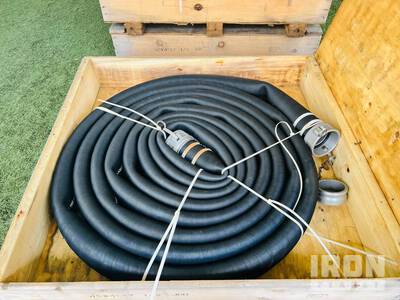 Quantity of (10) 4 in x 50 ft Semi Rigid Fuel/Water Hose w/Camlocks Divers  (Unused)