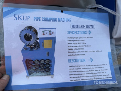 2025 SKLP SK100YG Hydraulic Hose Fabrication Machine (Unused)