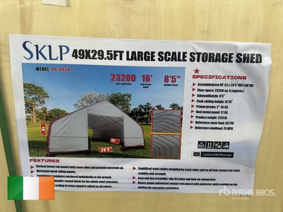 2025 SKLP SK-SS50 49 ft x 29 ft 6 in Edificio de almacenaje (Unused)
