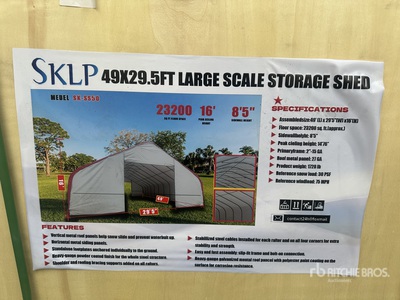 2025 SKLP SK-SS50 49 ft x 29 ft 6 in Storage Building (Unused)