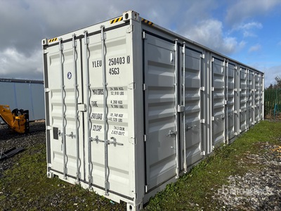 2025 40 ft High Cube Multi-Door Storage Container (Unused)