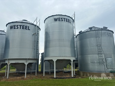 Westeel +/- 3000 bu 5 Ring Hopper Contenedor de grano