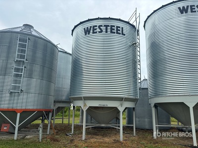 Westeel +/- 2400 bu 4 Ring Hopper Contenedor de grano