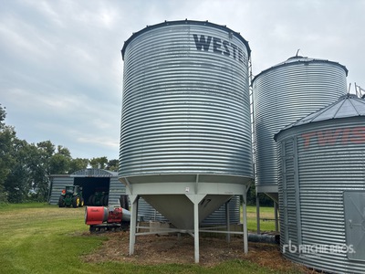 Westeel +/- 2400 bu 4 Ring Hopper Contenedor de grano