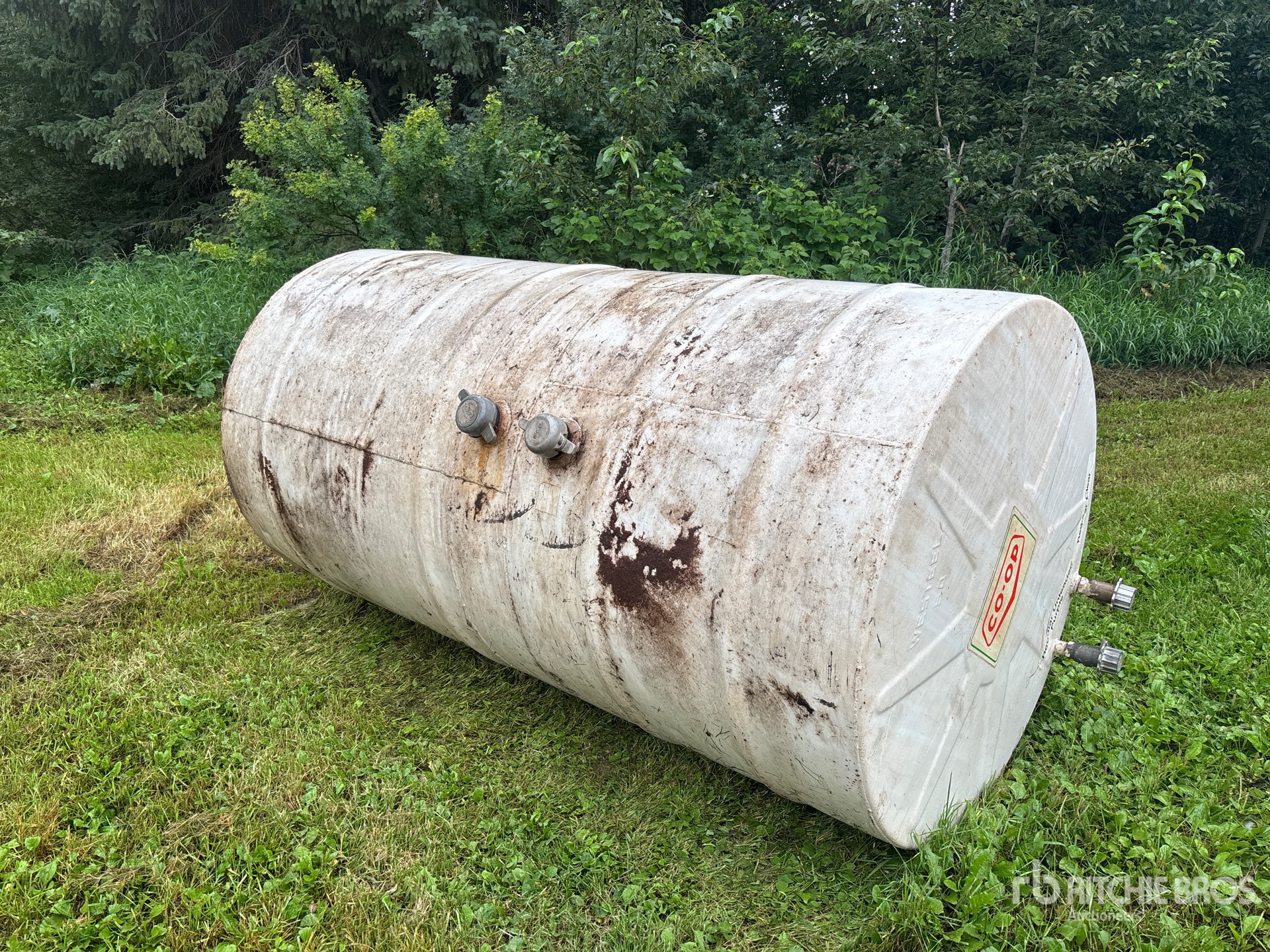 500 gal Steel Gasoline Split Tank Fuel Tank