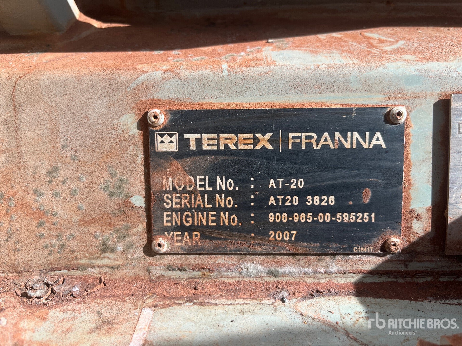 2007 Terex-Franna AT20 20 ton 4x4 Pick-and-Carry Crane