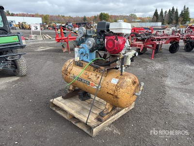 1988 DeVilbiss Skid-Mounted Air Compressor