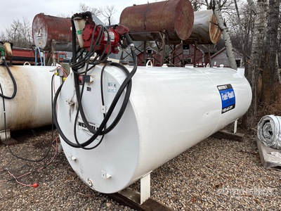 2016 Westeel 1000 gal Steel Diesel Fuel Tank