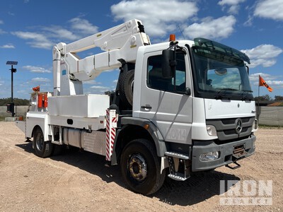 2007 Sherrin 18GB 18 m on 2013 Mercedes-Benz Atego 1624 4x4 Bucket Truck