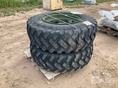 (2) Bridgestone 15.5R25 Tires w/Wheels