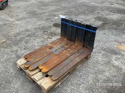 Quantity of (1) Pallets of Lift Truck Forks
