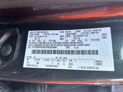 2018 Ford F-150 4x2 Crew Cab Pickup