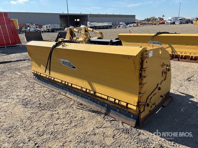 Metal Pless 10 ft Hydraulic Reversing Snow Plow - Fits Wheel Loader