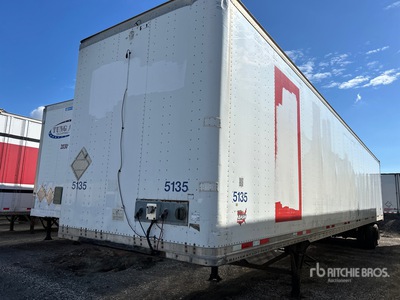 2008 Wabash 53 ft x 102 in T/A Van Trailer