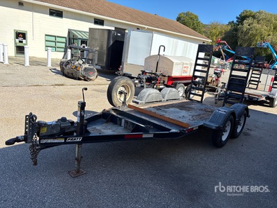 2017 Pratt CP0510 14 ft T/A Utility Trailer