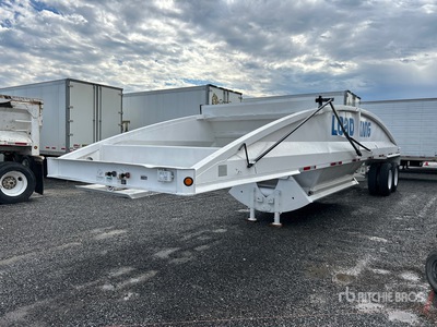 2002 Load King 2066-40-2 14 ft T/A Belly Dump Trailer
