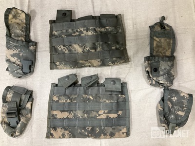 (300) M4 Three Mag Pouches, (294) Hand Grenade Pouches & Assorted Items