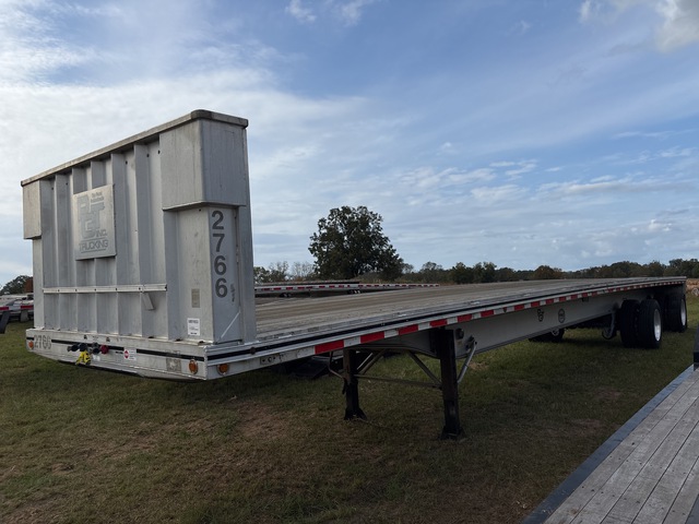 2014 Mac 48 ft T/A Spread Axle Flatbed Trailer