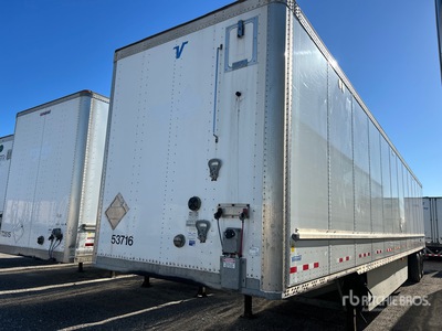 2017 Vanguard 53 ft T/A Van Trailer