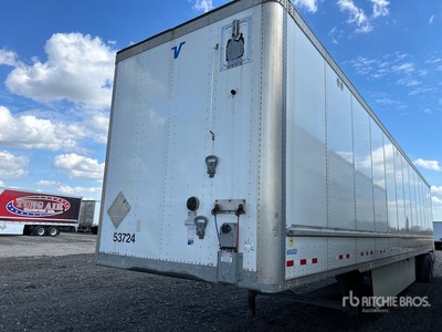 2017 Vanguard VXP 53 ft x 102 in T/A Van Trailer