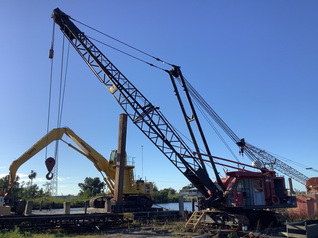 1980 Link-Belt LS-318 80 ton Lattice-Boom Crawler Crane